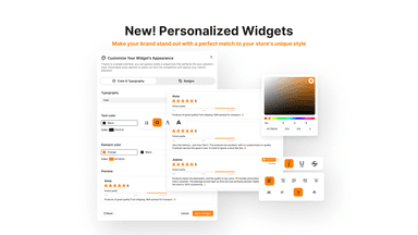 🎨 Widget color customization - enhanced visual consistency
